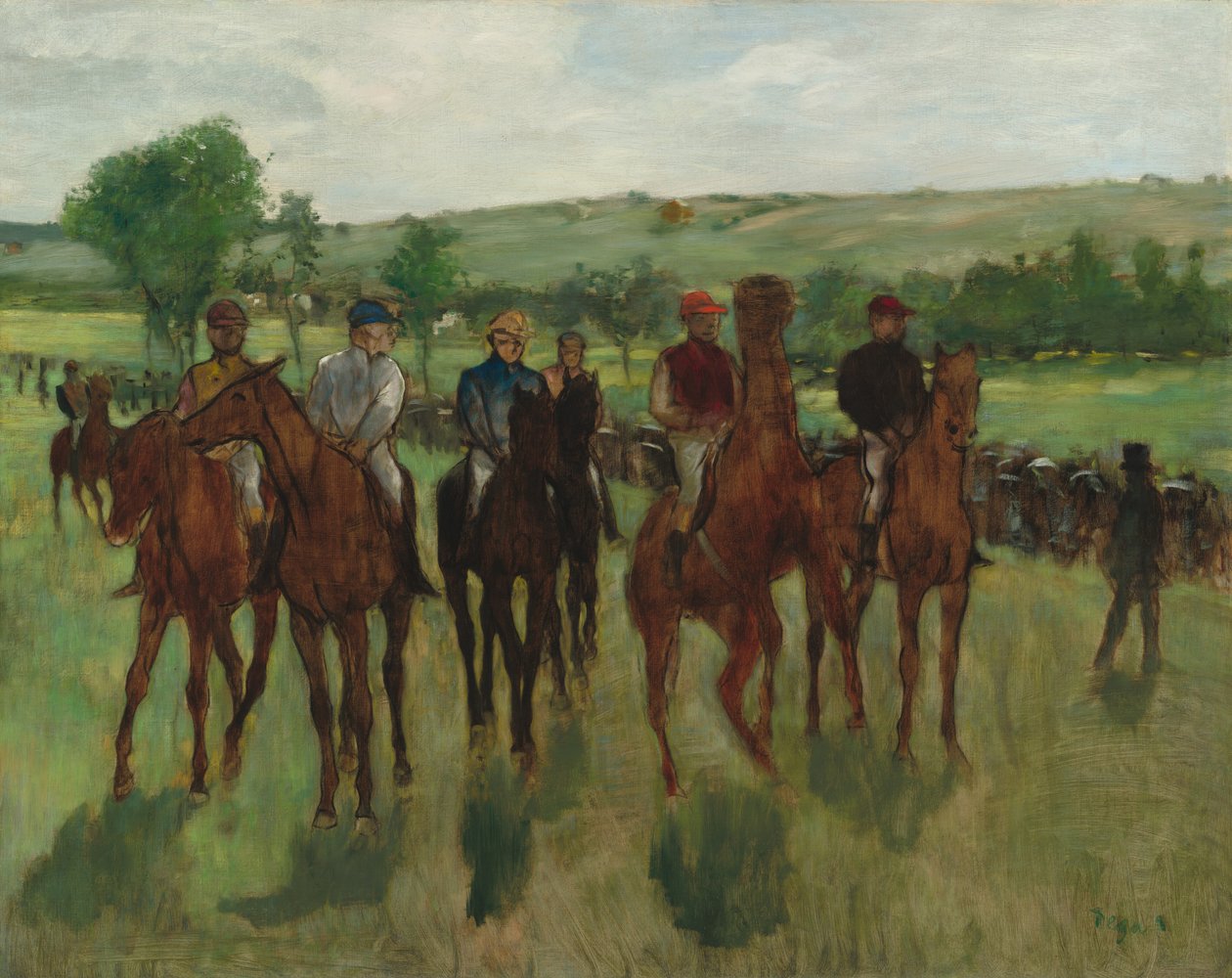 The Riders by Edgar Degas