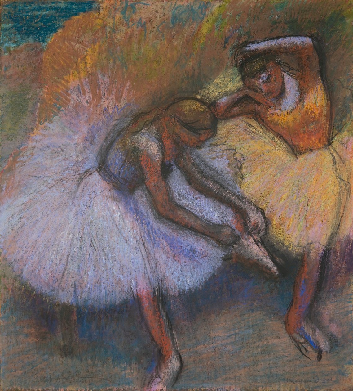 Two Dancers by Edgar Degas