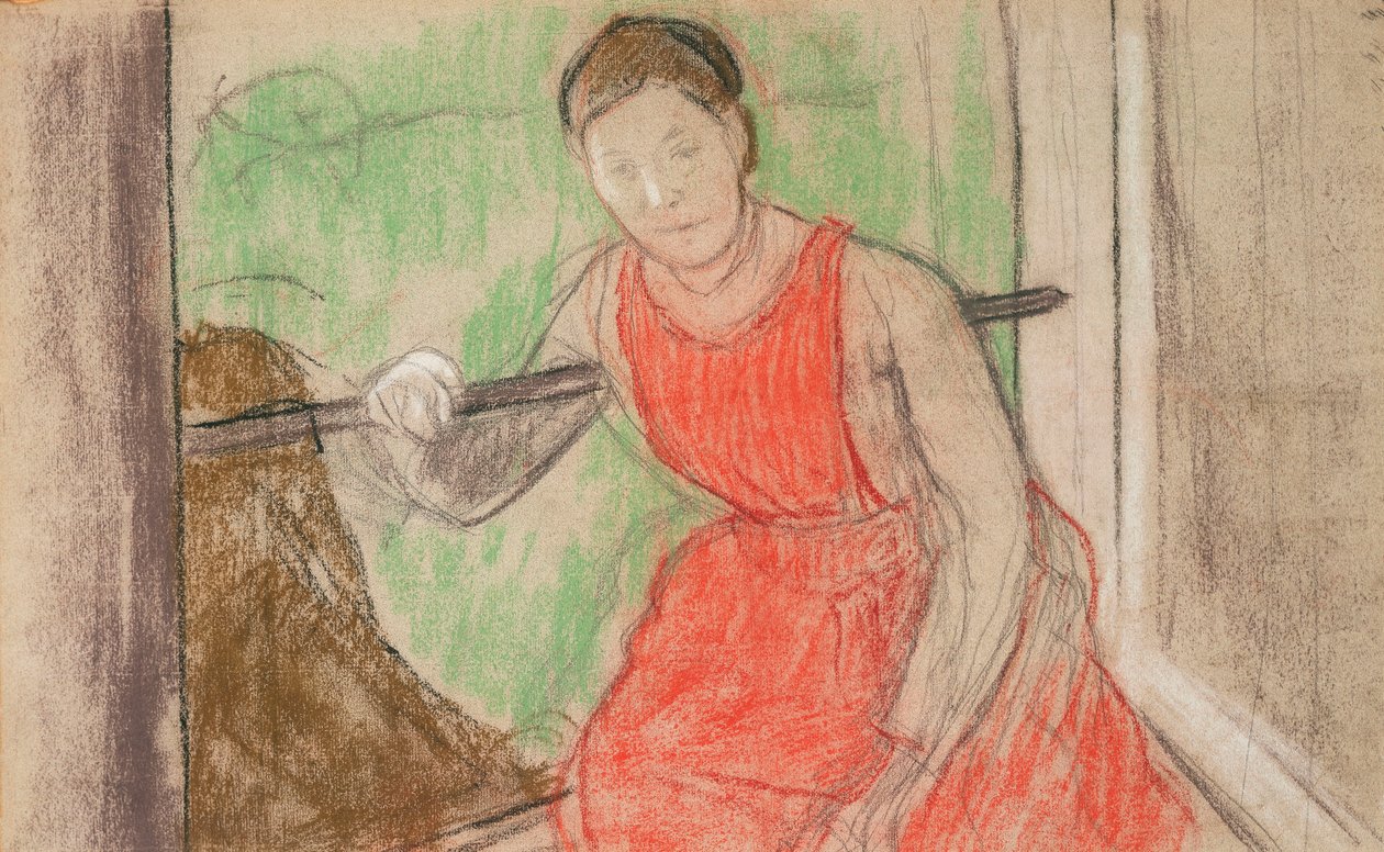 Woman at a Window by Edgar Degas