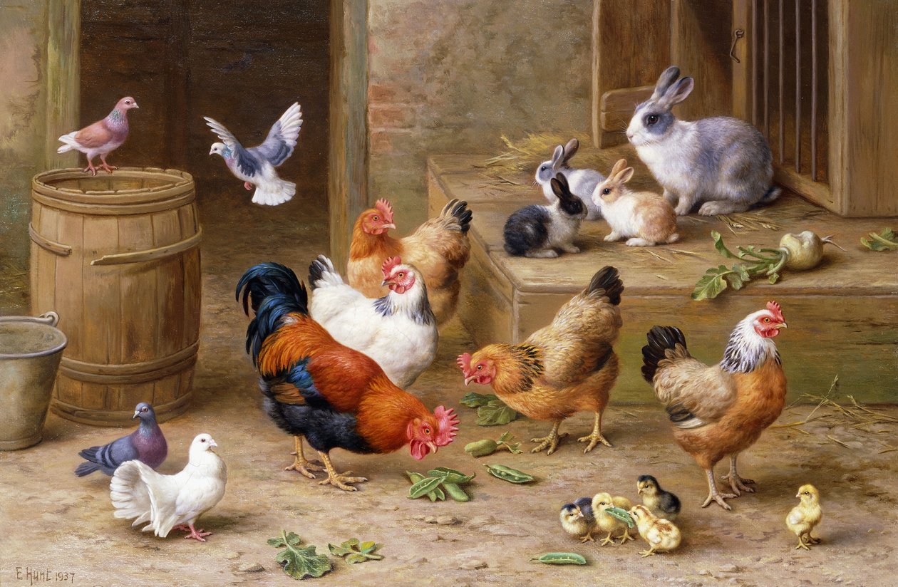 Farmyard Friends by Edgar Hunt