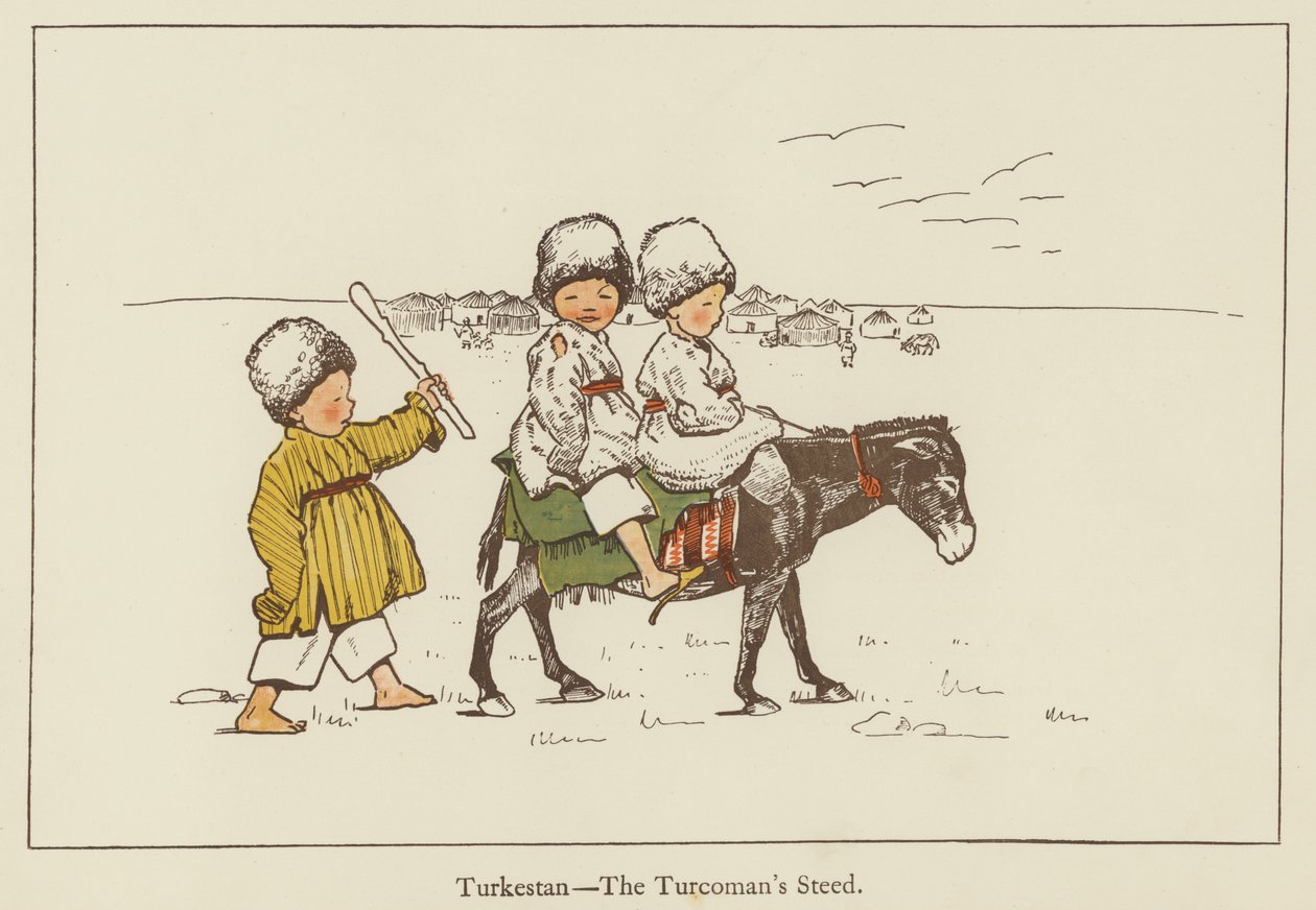 Turkestan, the Turcomans steed by Edith Farmiloe