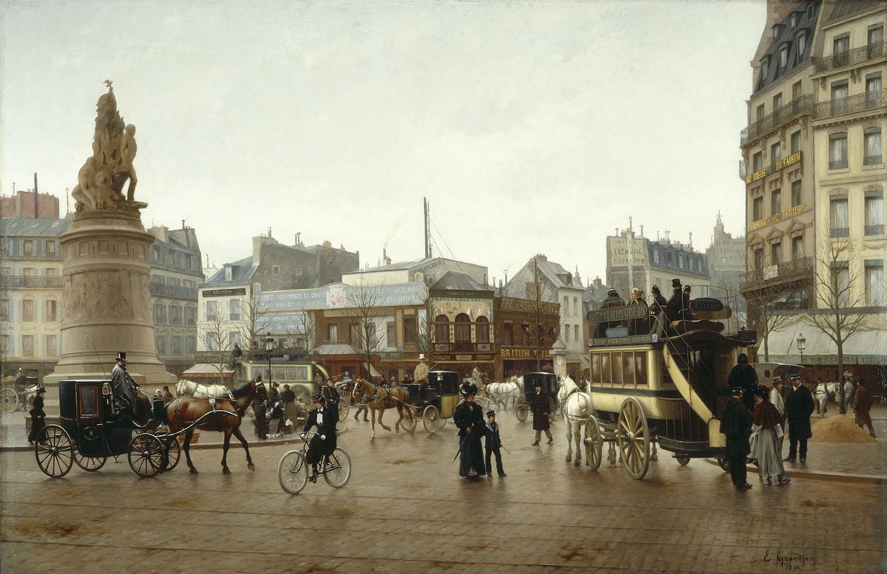 Place Clichy by Edmond Jean