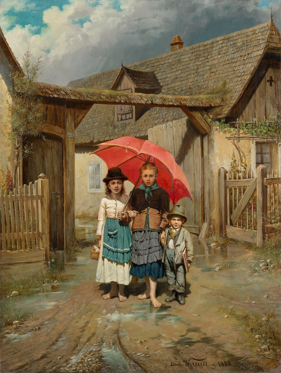 To School by Edmund Krenn