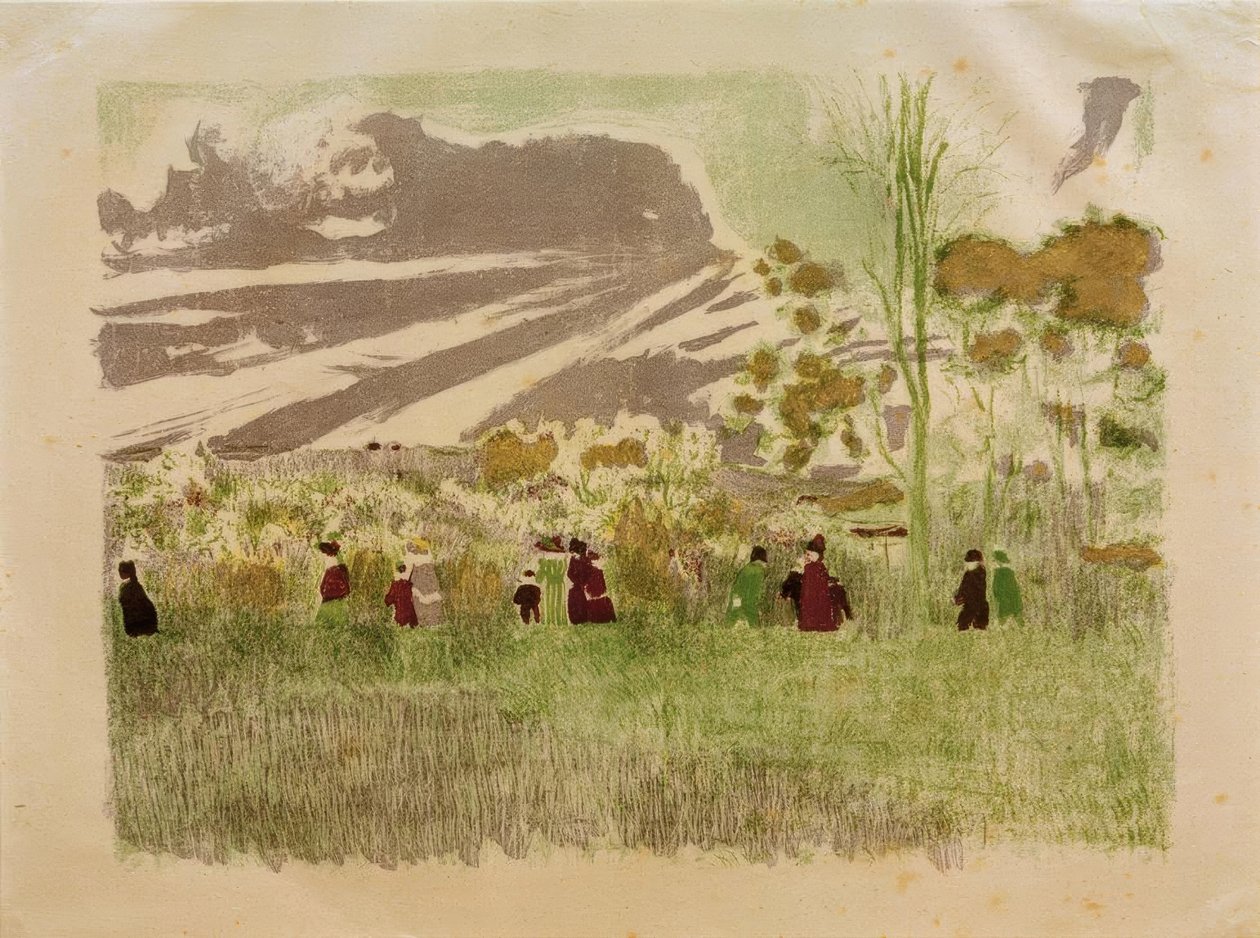 Across the Fields by Edouard Vuillard