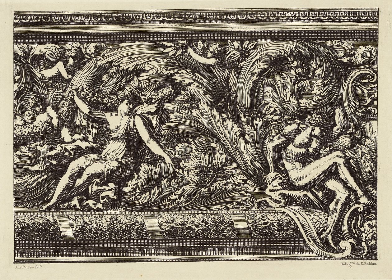Design by Jean le Pautre by Édouard Baldus