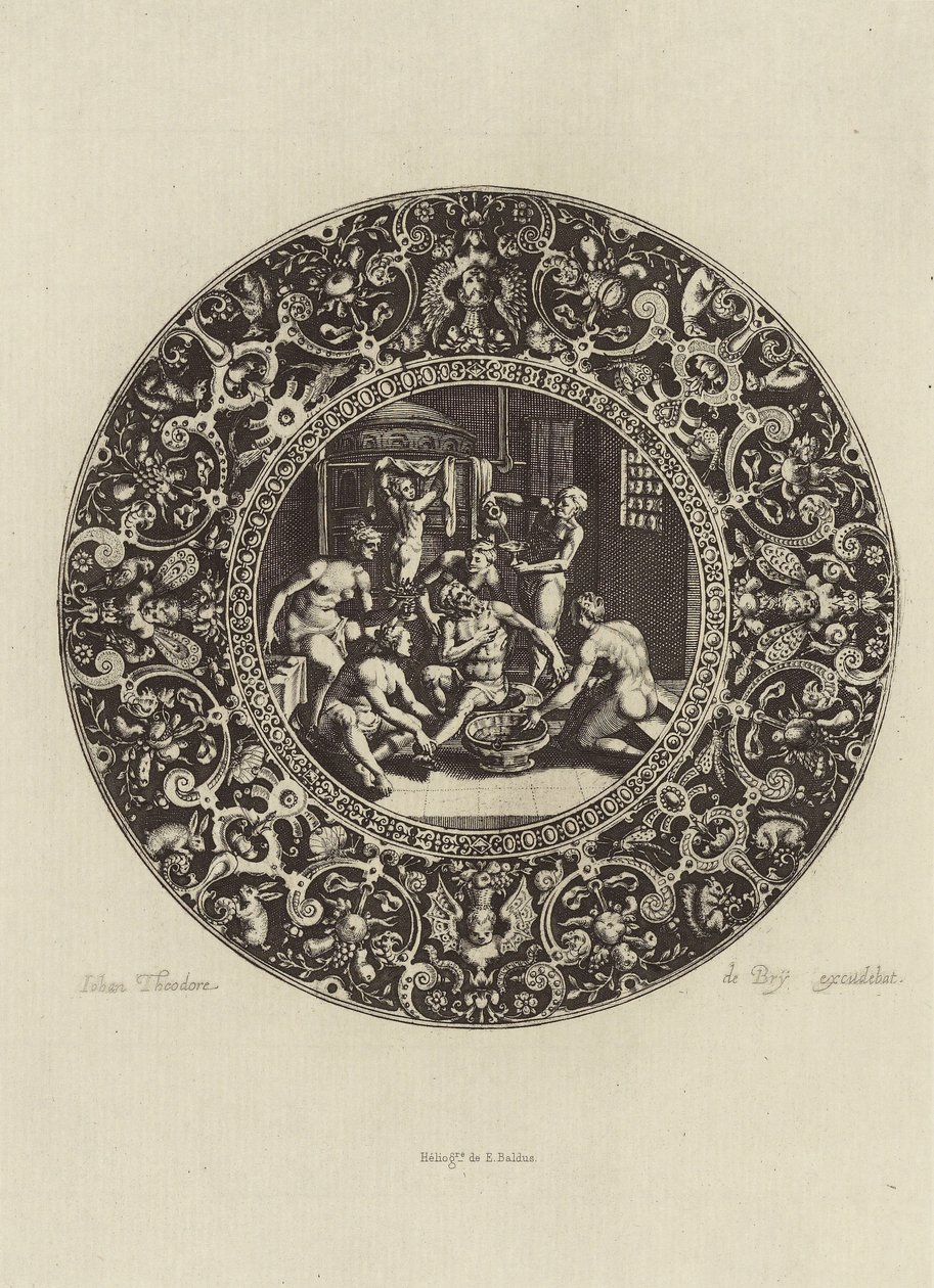 Design by Johann Theodor de Bry by Édouard Baldus