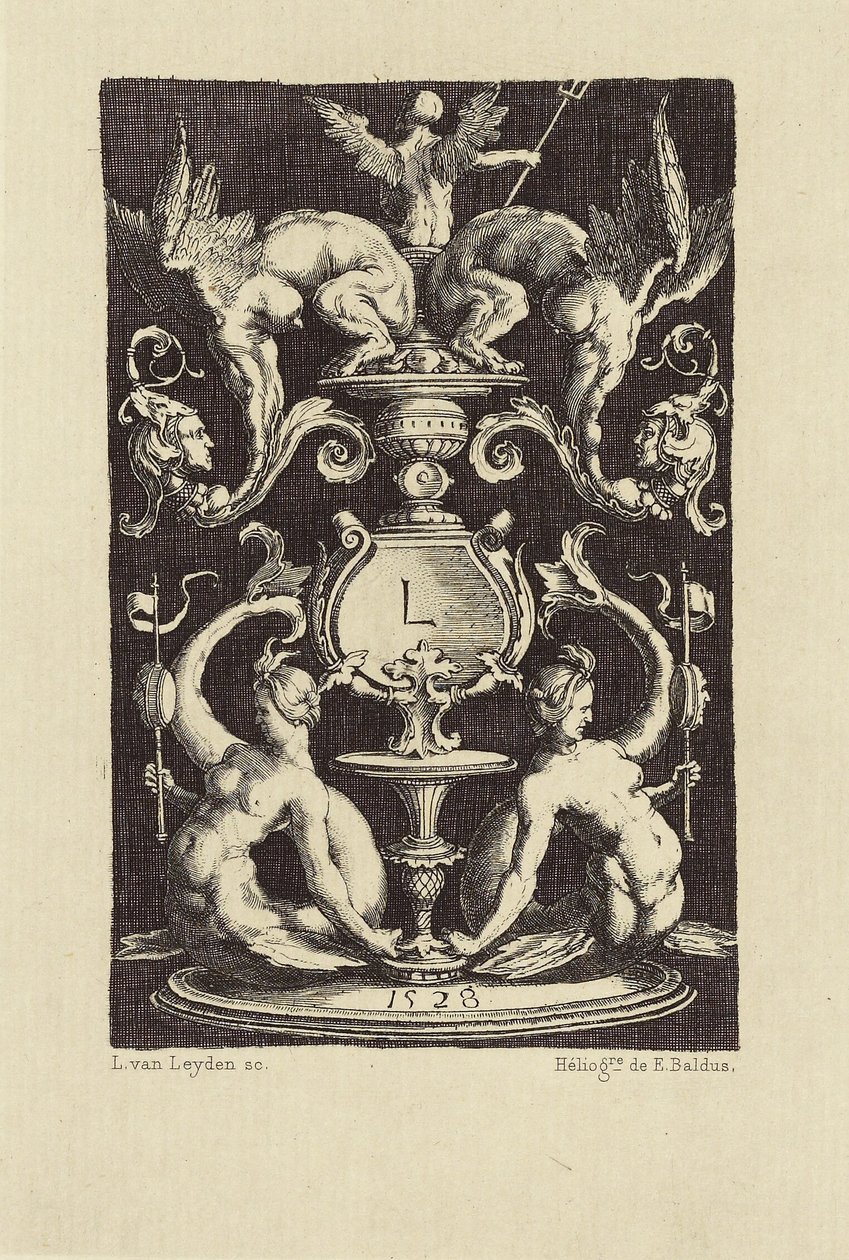 Design by Lucas van Leyden by Édouard Baldus