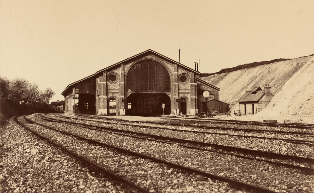 Gare de Longueau by Édouard Baldus