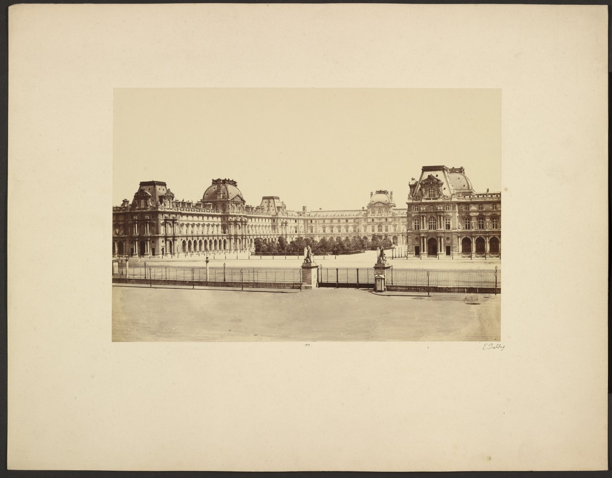 The Louvre by Édouard Baldus