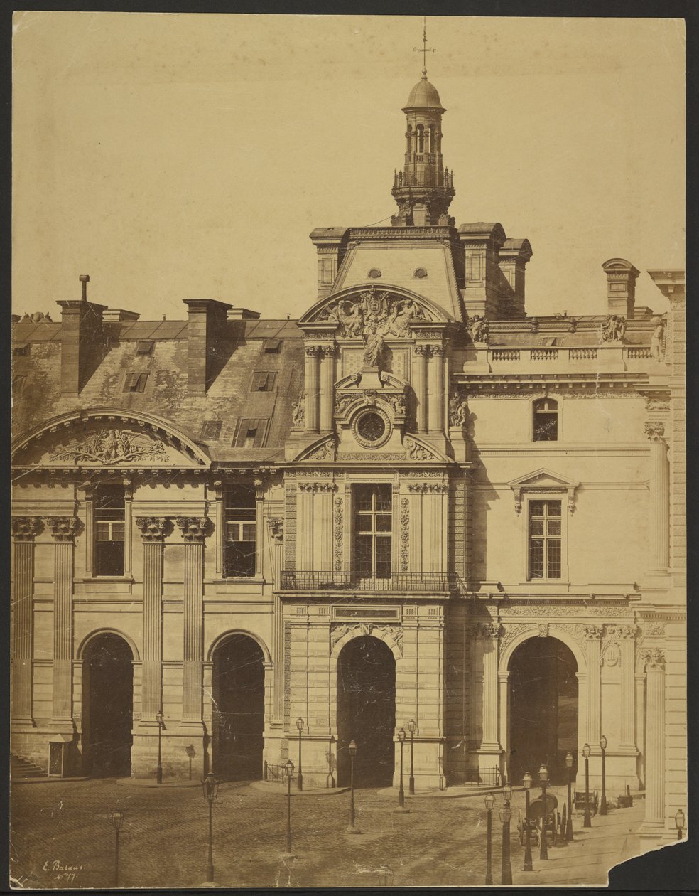 The Louvre, Pavilion of Rohan by Édouard Baldus