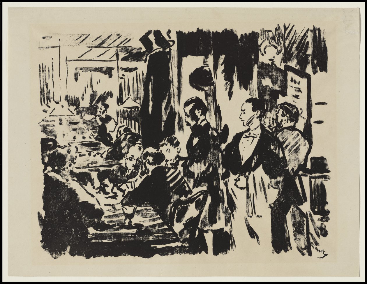 At the Cafe by Édouard Manet