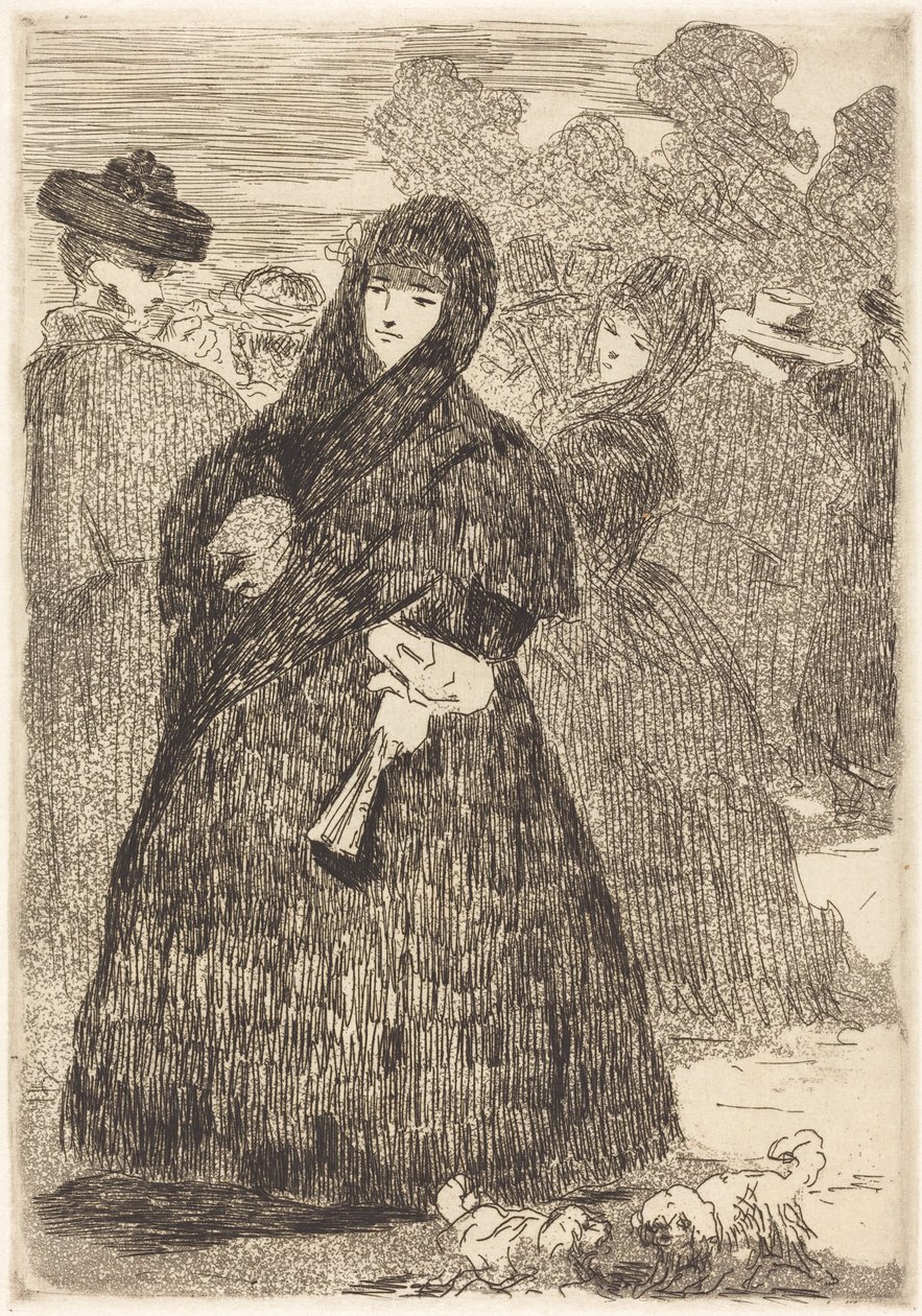 At the Prado by Édouard Manet