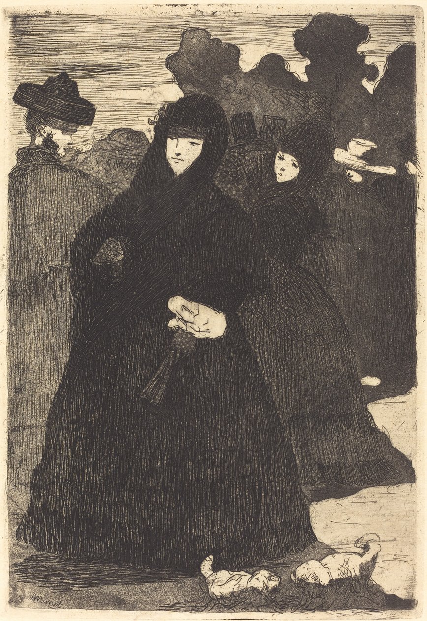 At the Prado by Édouard Manet
