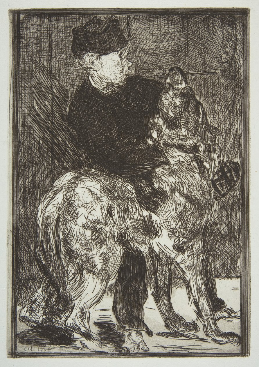 Boy and Dog by Édouard Manet