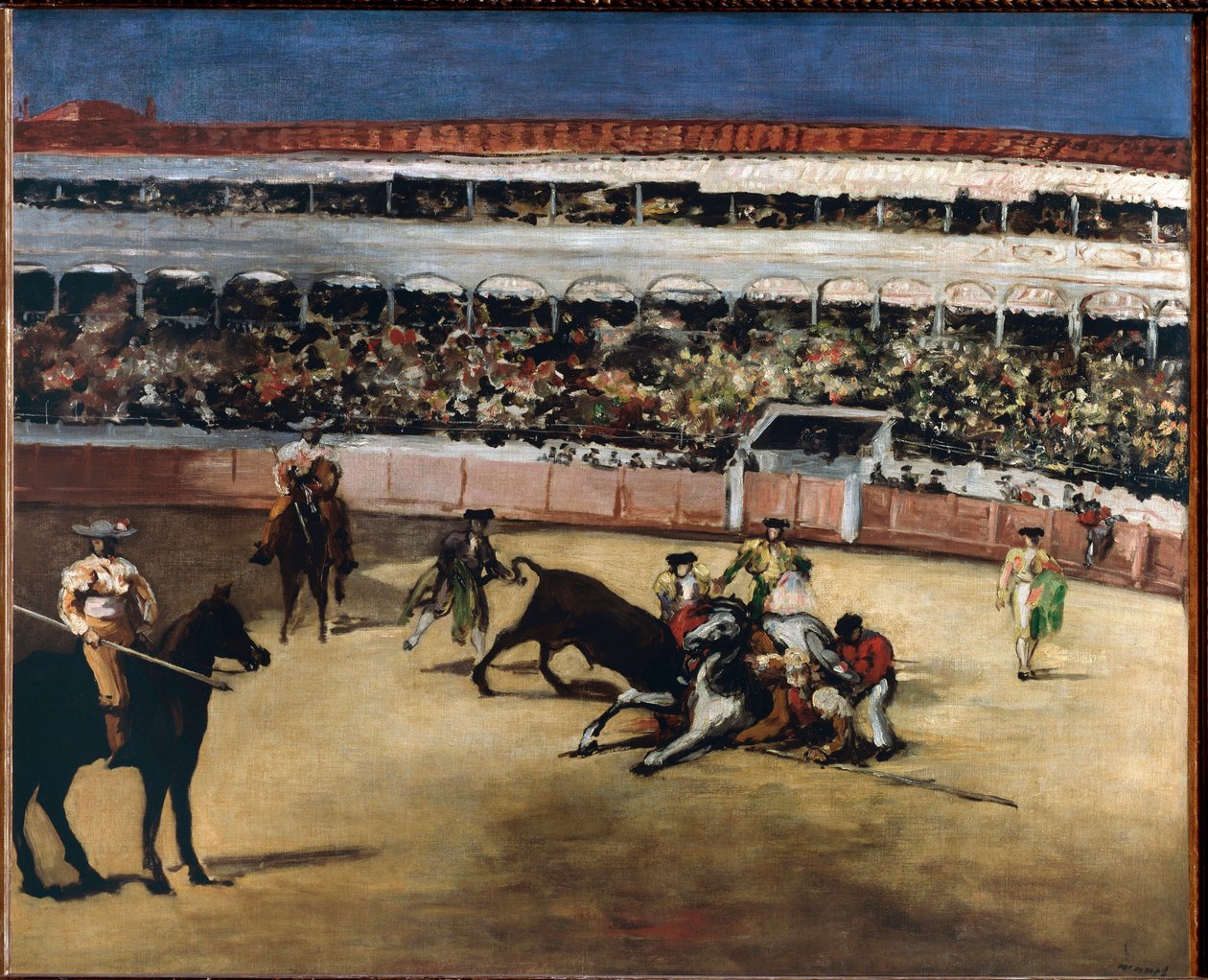 Bulls Fight by Édouard Manet