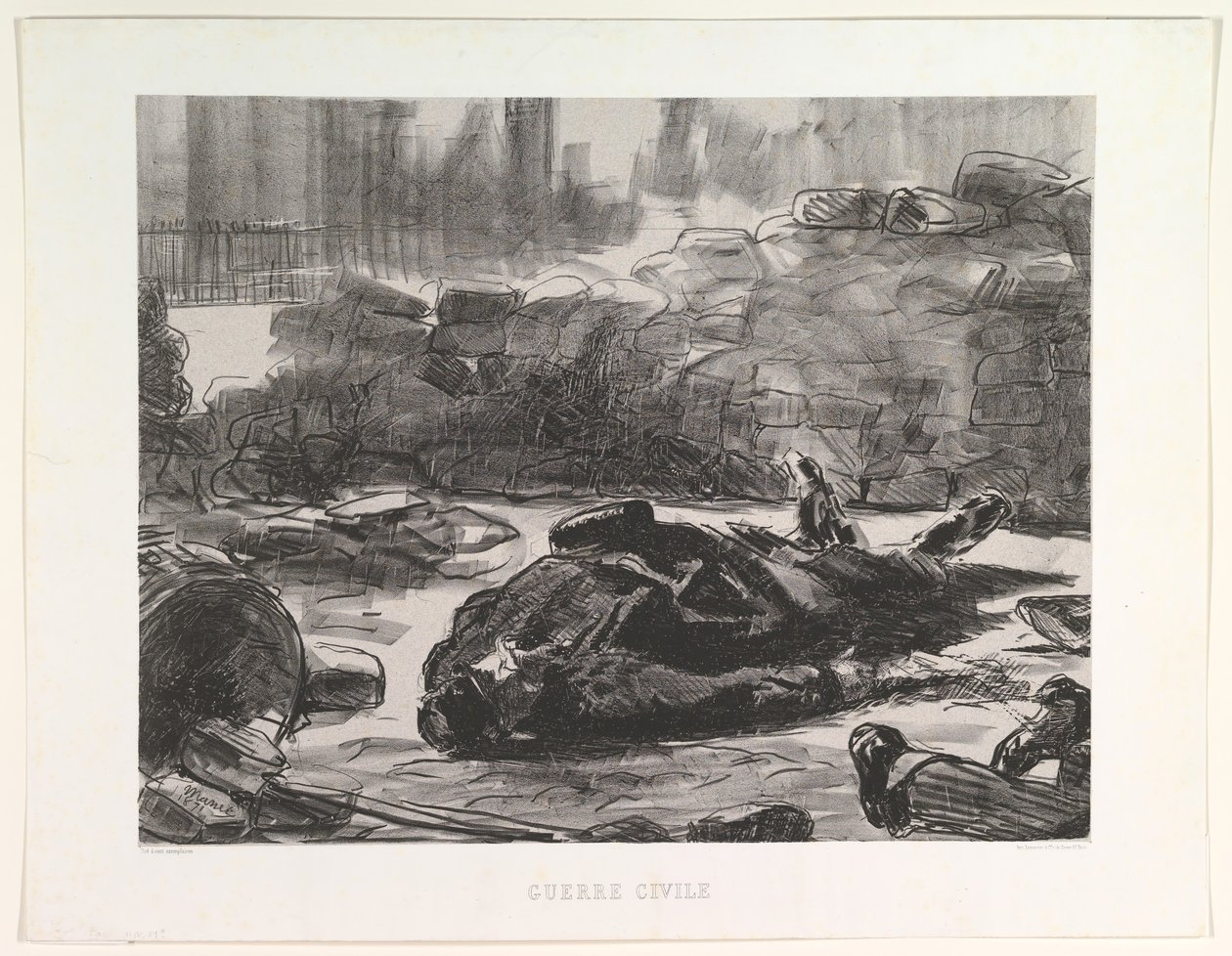 Civil War by Édouard Manet