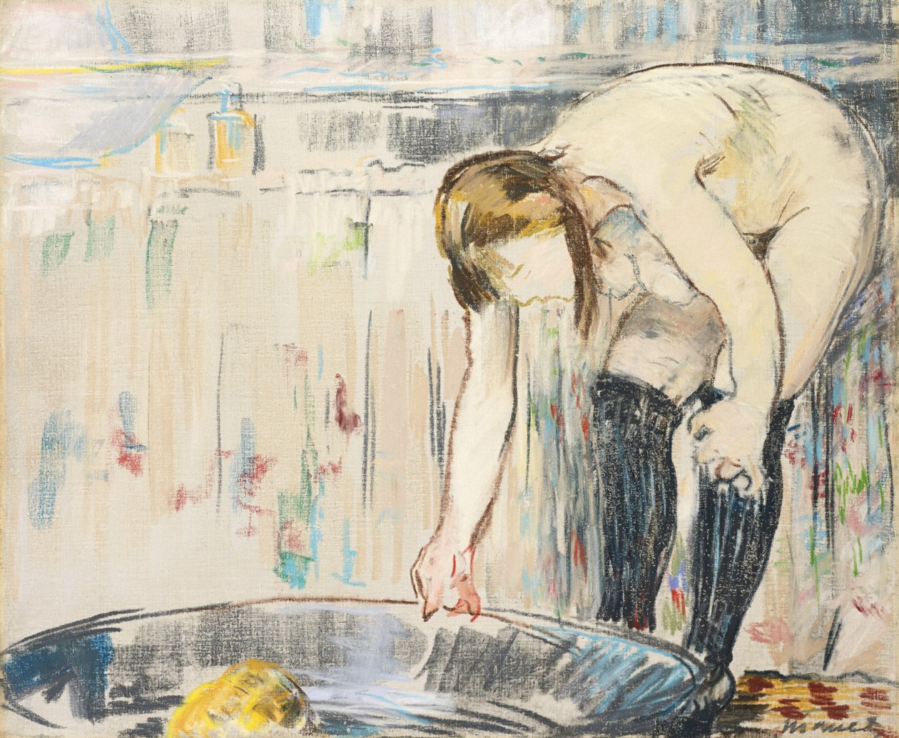 Woman at the Tub by Édouard Manet