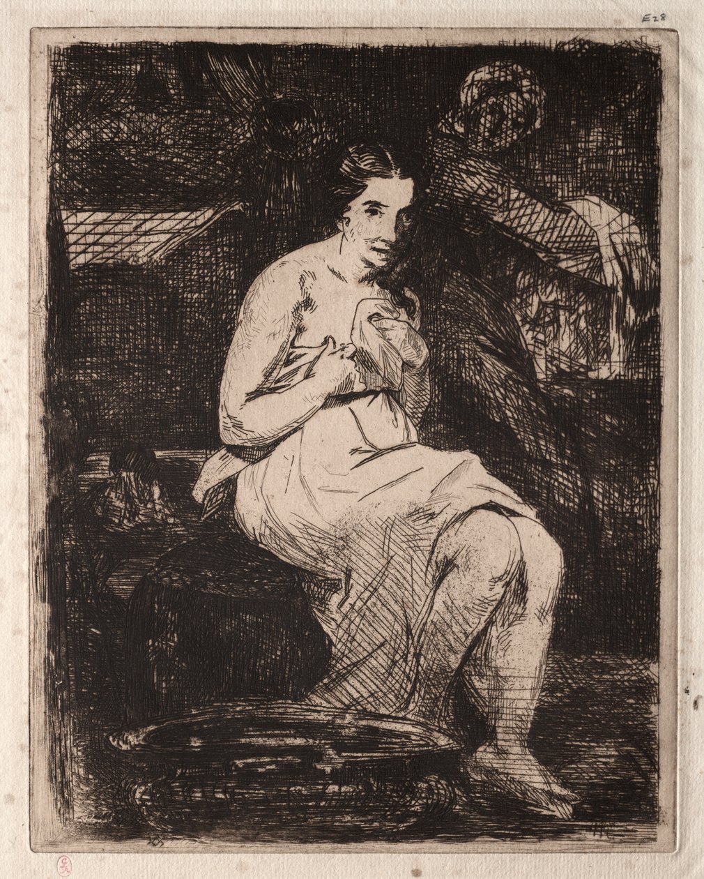 The Toilette by Édouard Manet