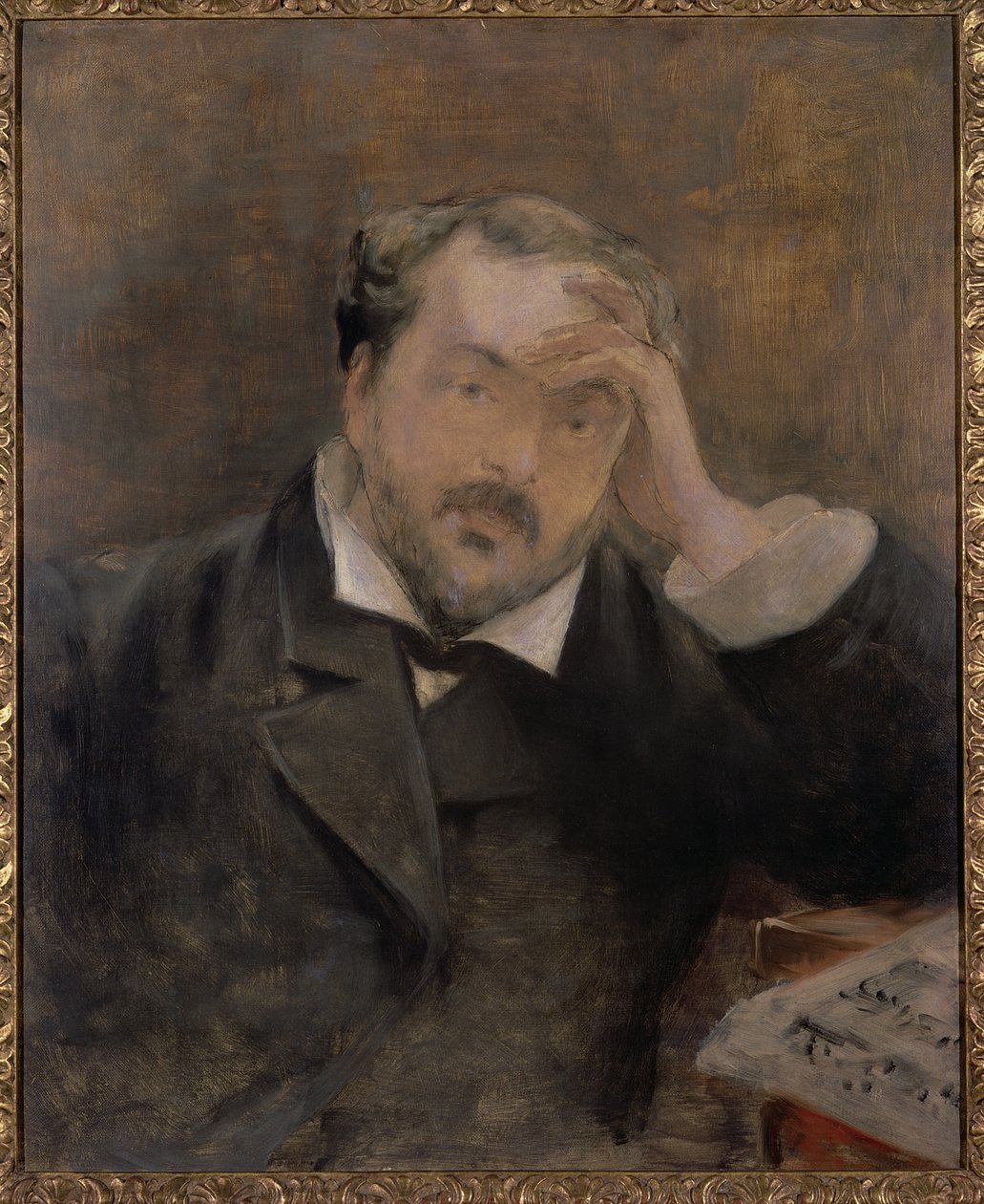 Portrait of Emmanuel Chabrier by Édouard Manet