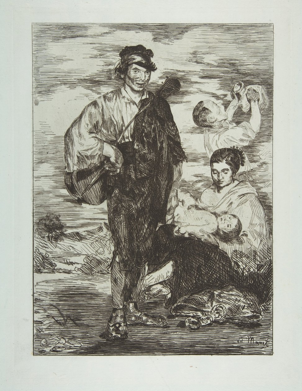 The Gypsies by Édouard Manet