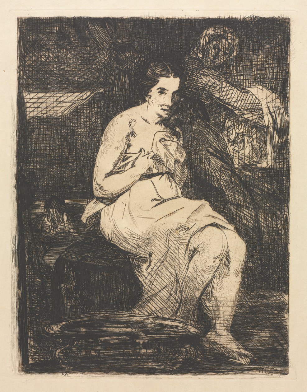 The Toilette by Édouard Manet
