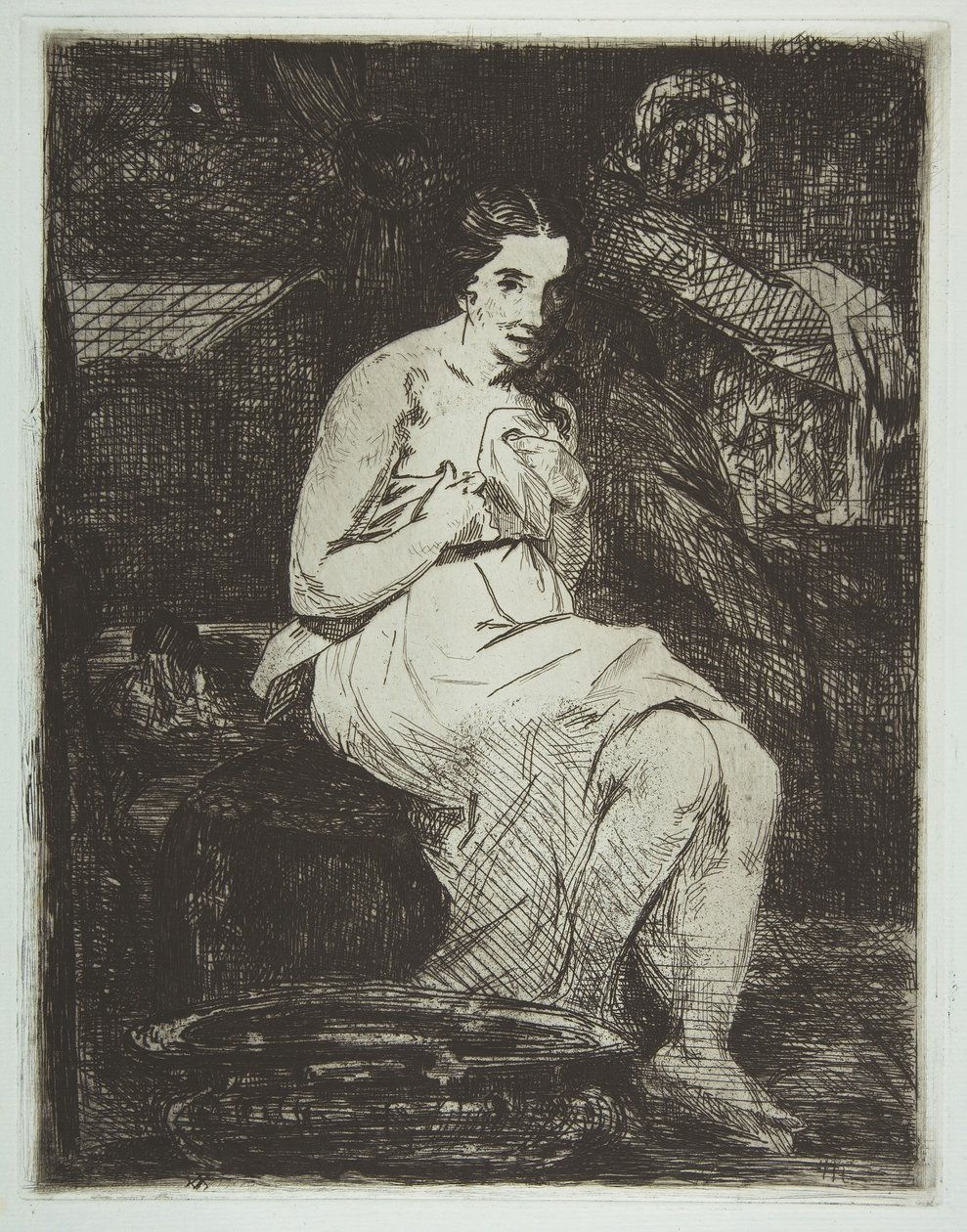 The Toilette by Édouard Manet