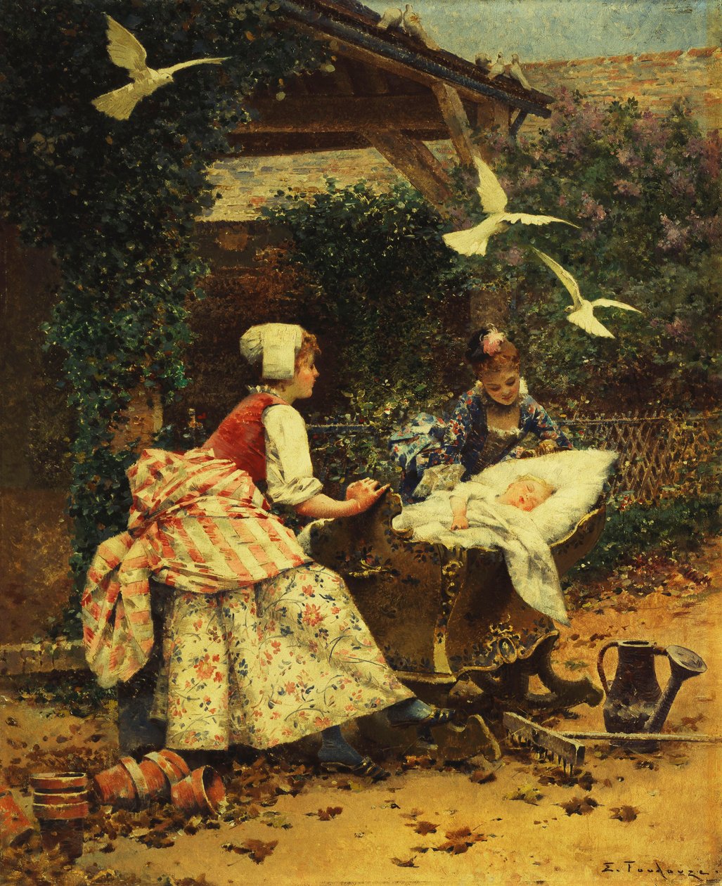 Peaceful Slumber by Edouard Toudouze