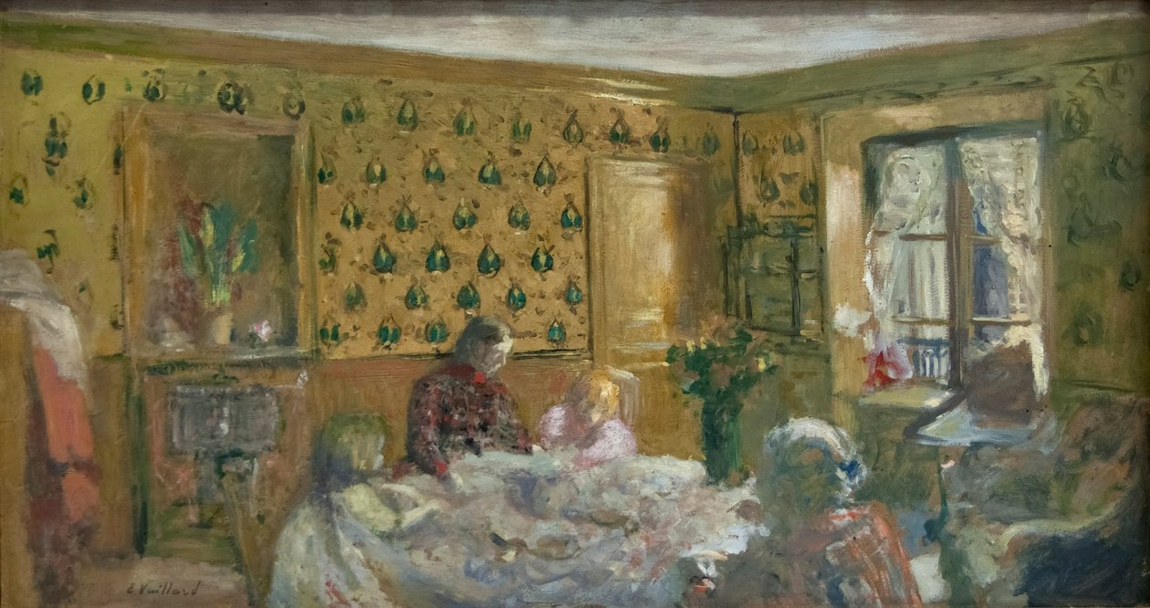 By the Worktable by Edouard Vuillard