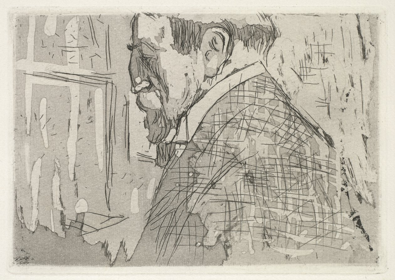 Portrait of Theo van Rysselberghe by Edouard Vuillard