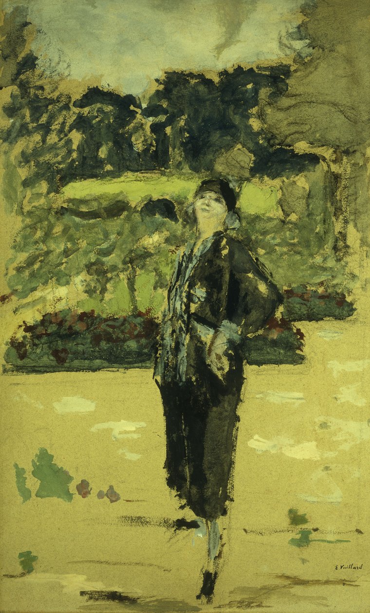 The Black Dress by Edouard Vuillard