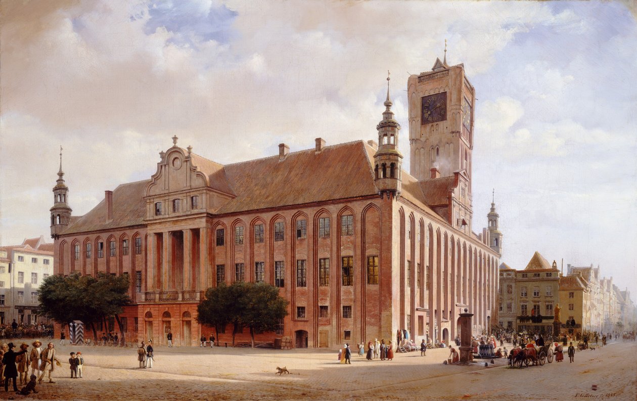 City Hall at Thorn by Eduard Gaertner