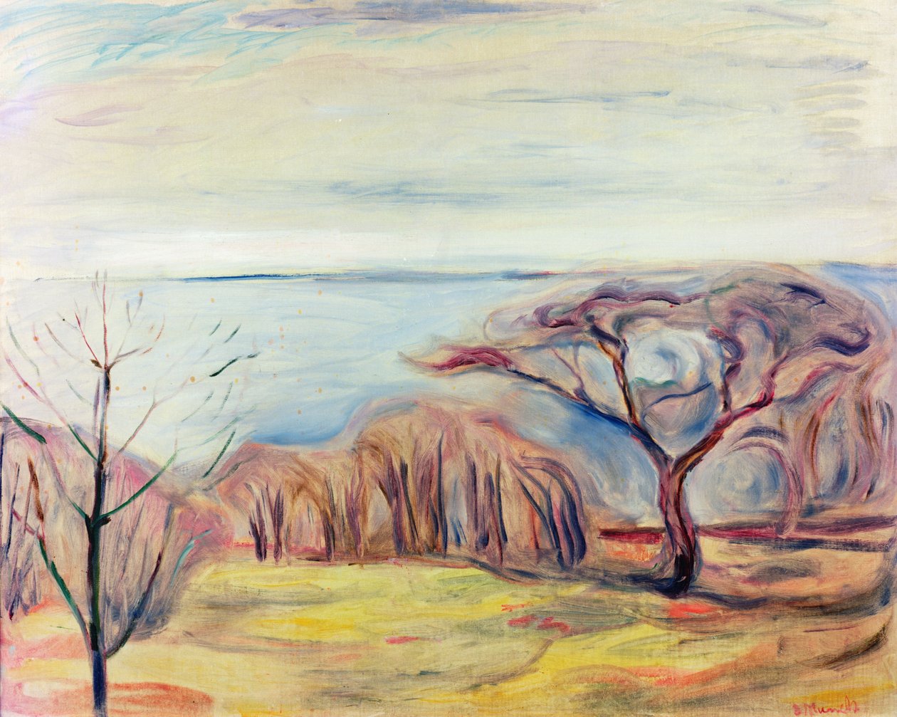 Landscape by Edvard Munch
