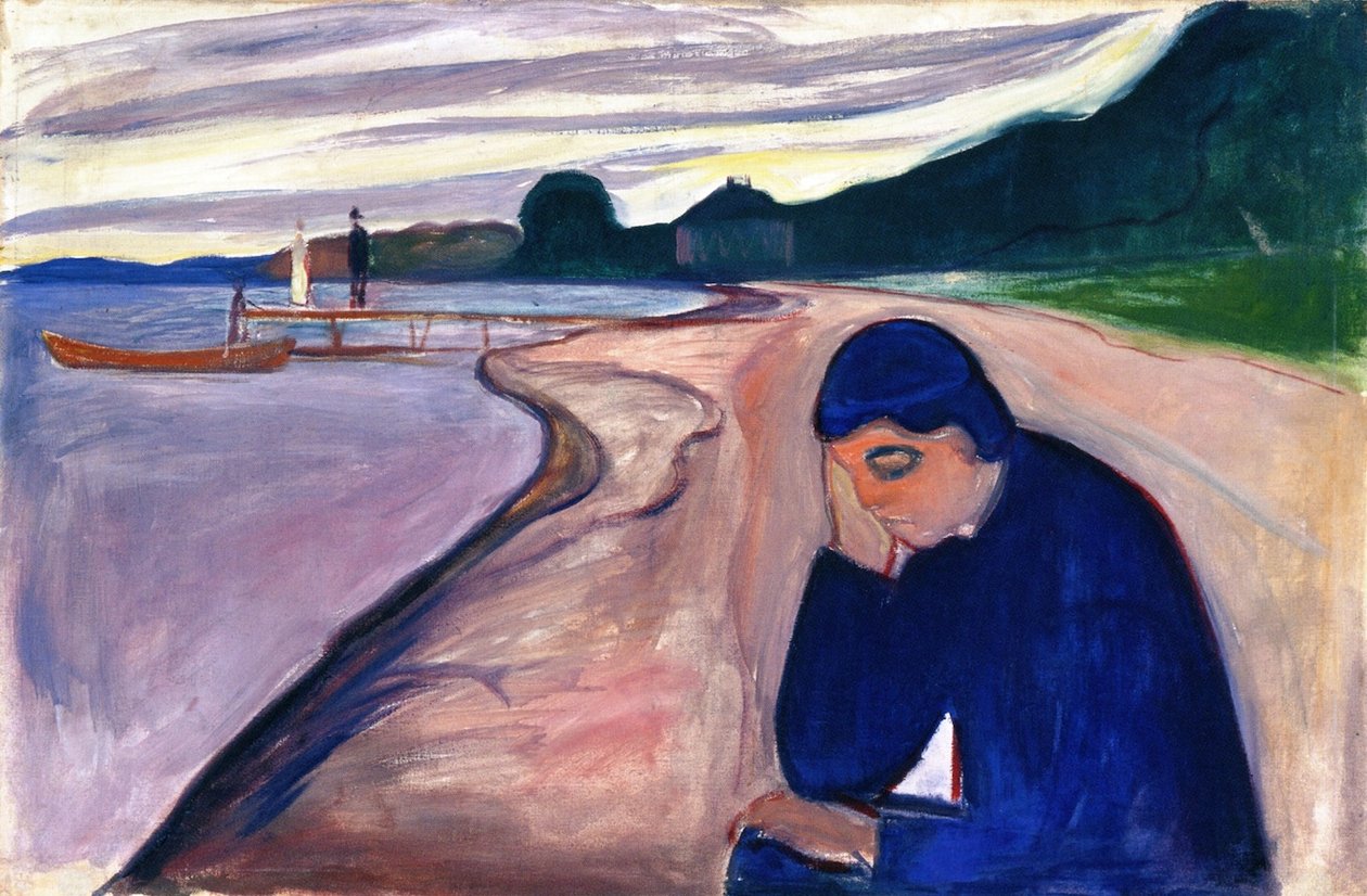 Melancholy by Edvard Munch