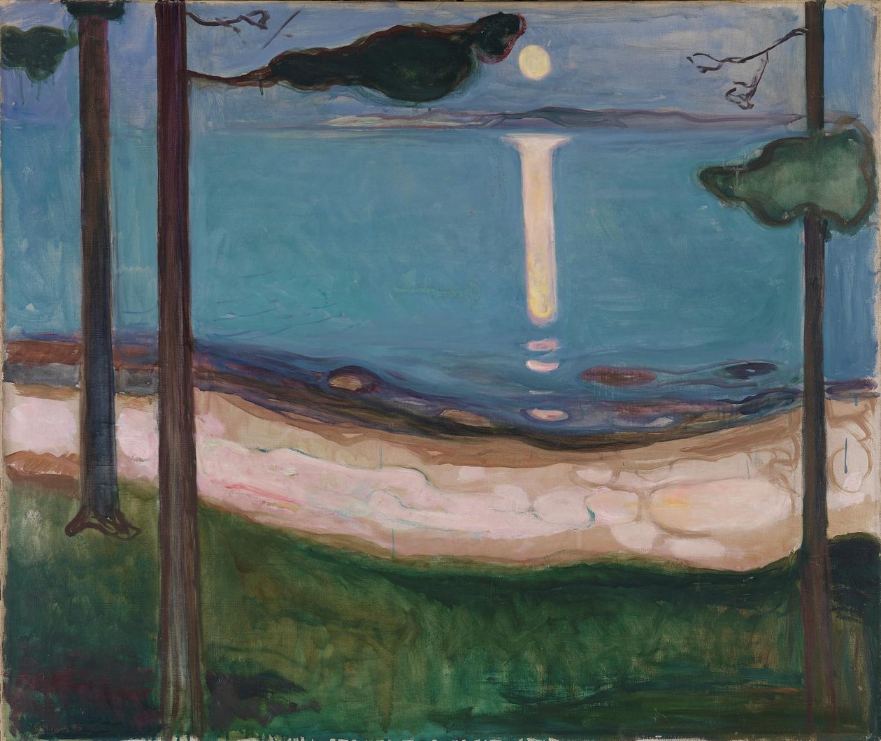 Moonlight by Edvard Munch