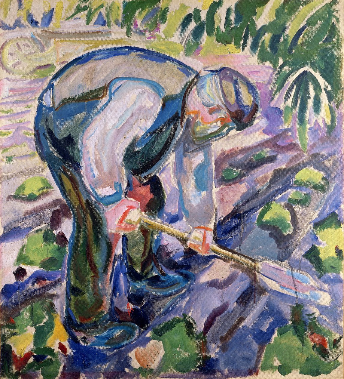 The Grave Digger by Edvard Munch