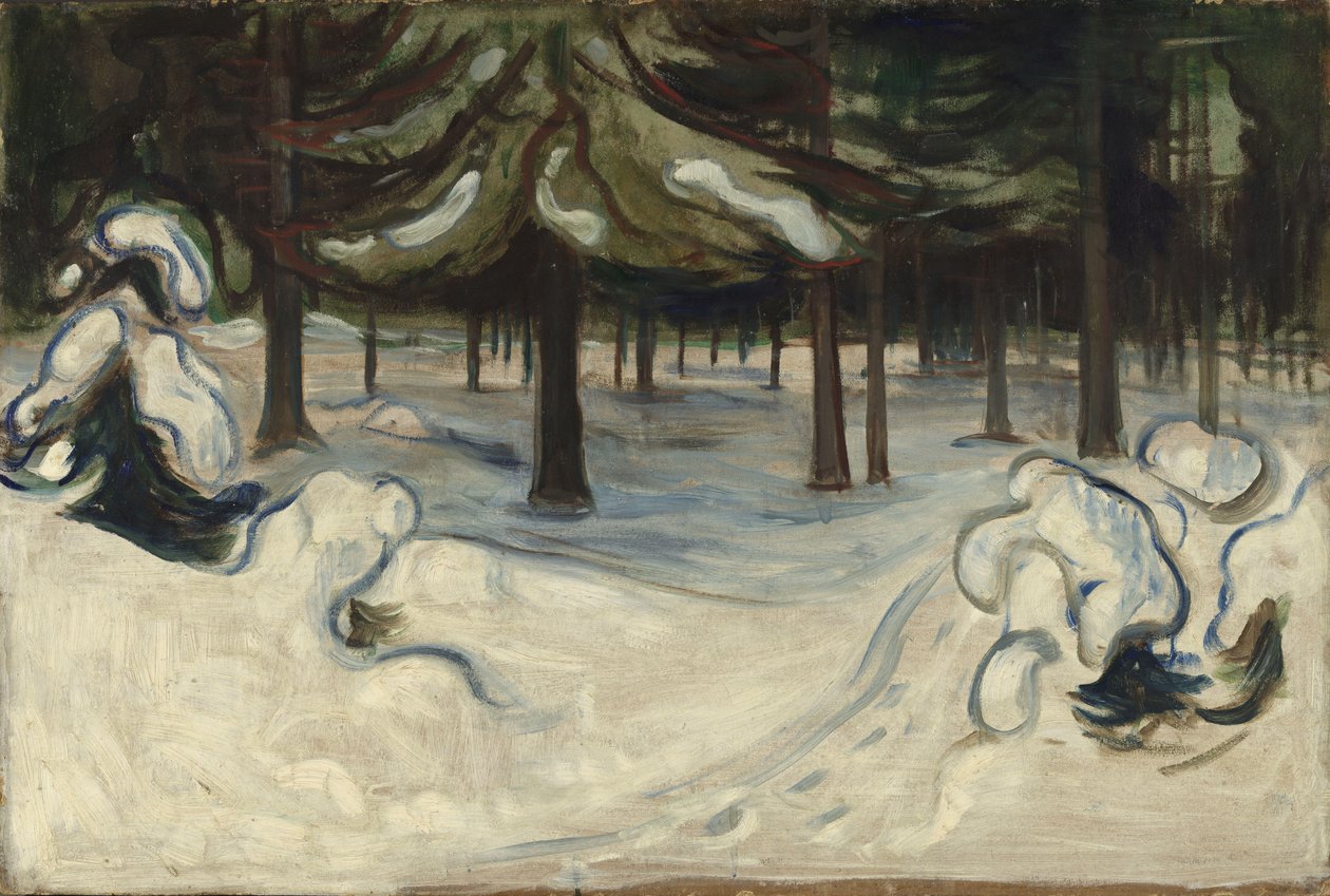 Winter by Edvard Munch