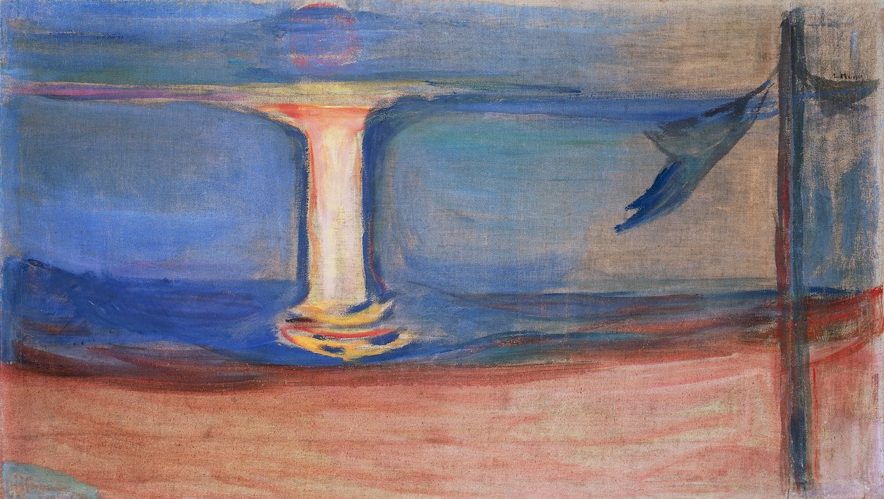 Aasgaardstrand, Aasgaardstrand beach by Edvard Munch