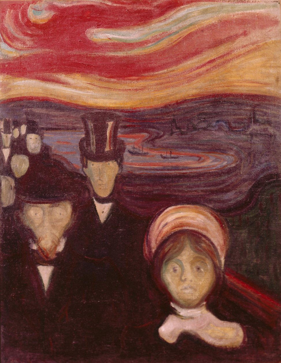 Anxiety by Edvard Munch