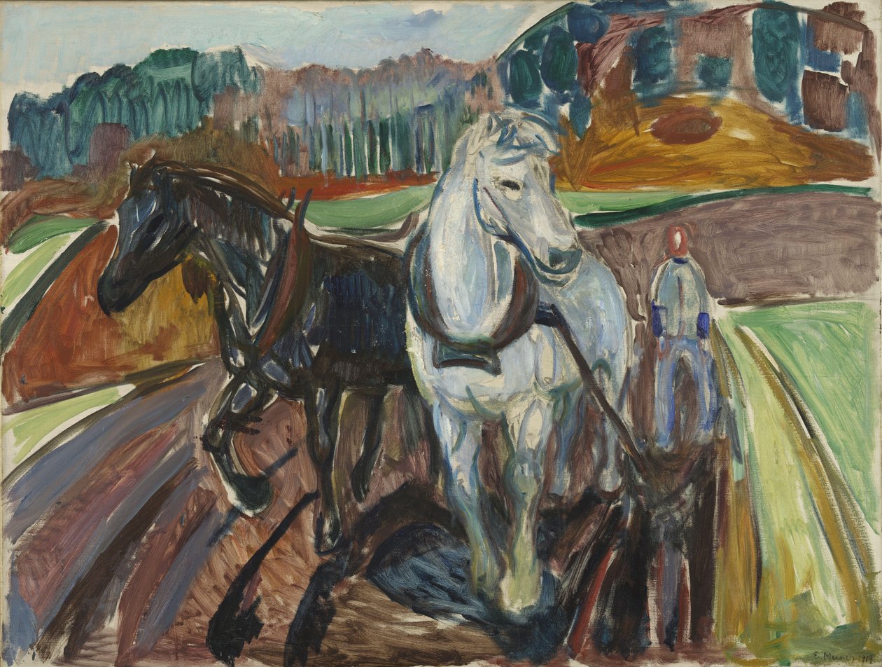 Autumn Ploughing by Edvard Munch