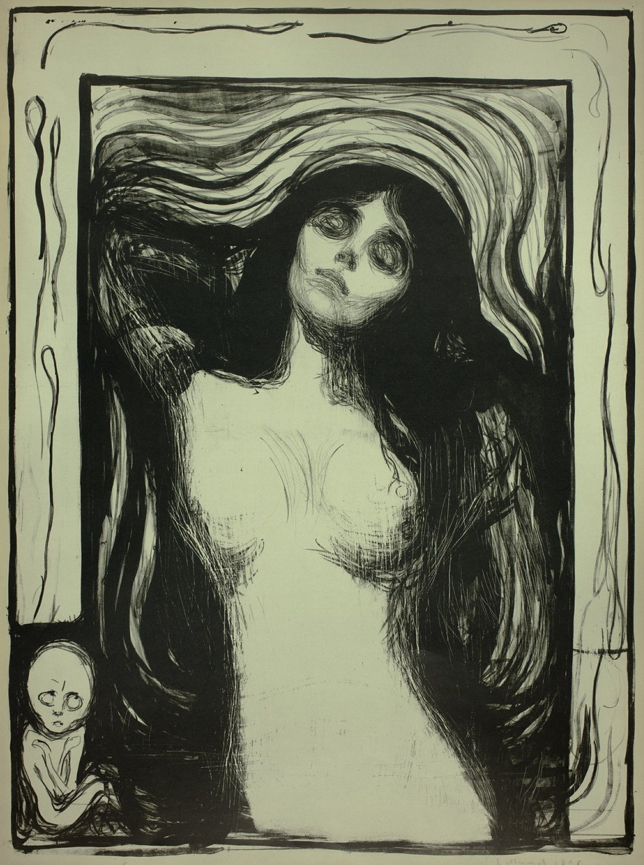 Madonna by Edvard Munch