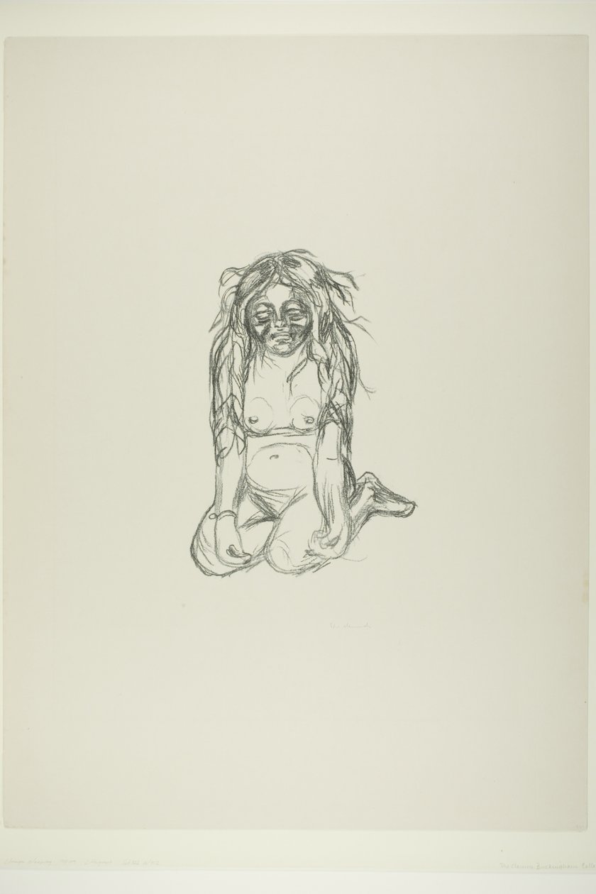 Omega Weeping by Edvard Munch