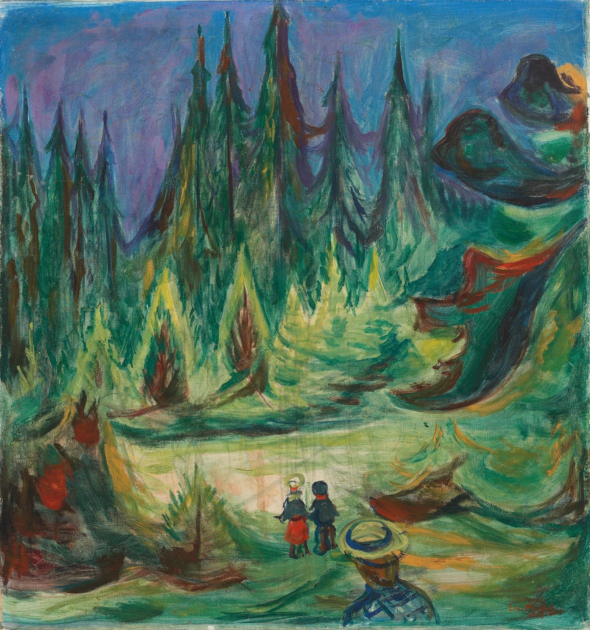 The Fairytale Forest by Edvard Munch