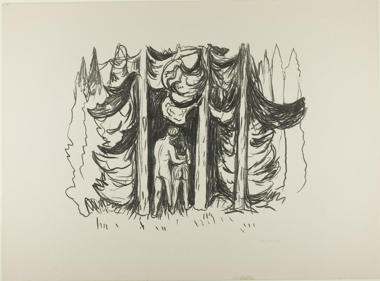 The Forest by Edvard Munch