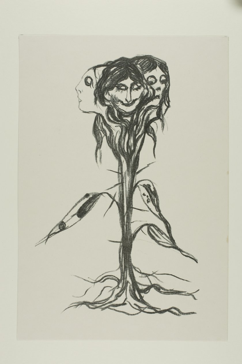 Vignette: Amaryllis by Edvard Munch