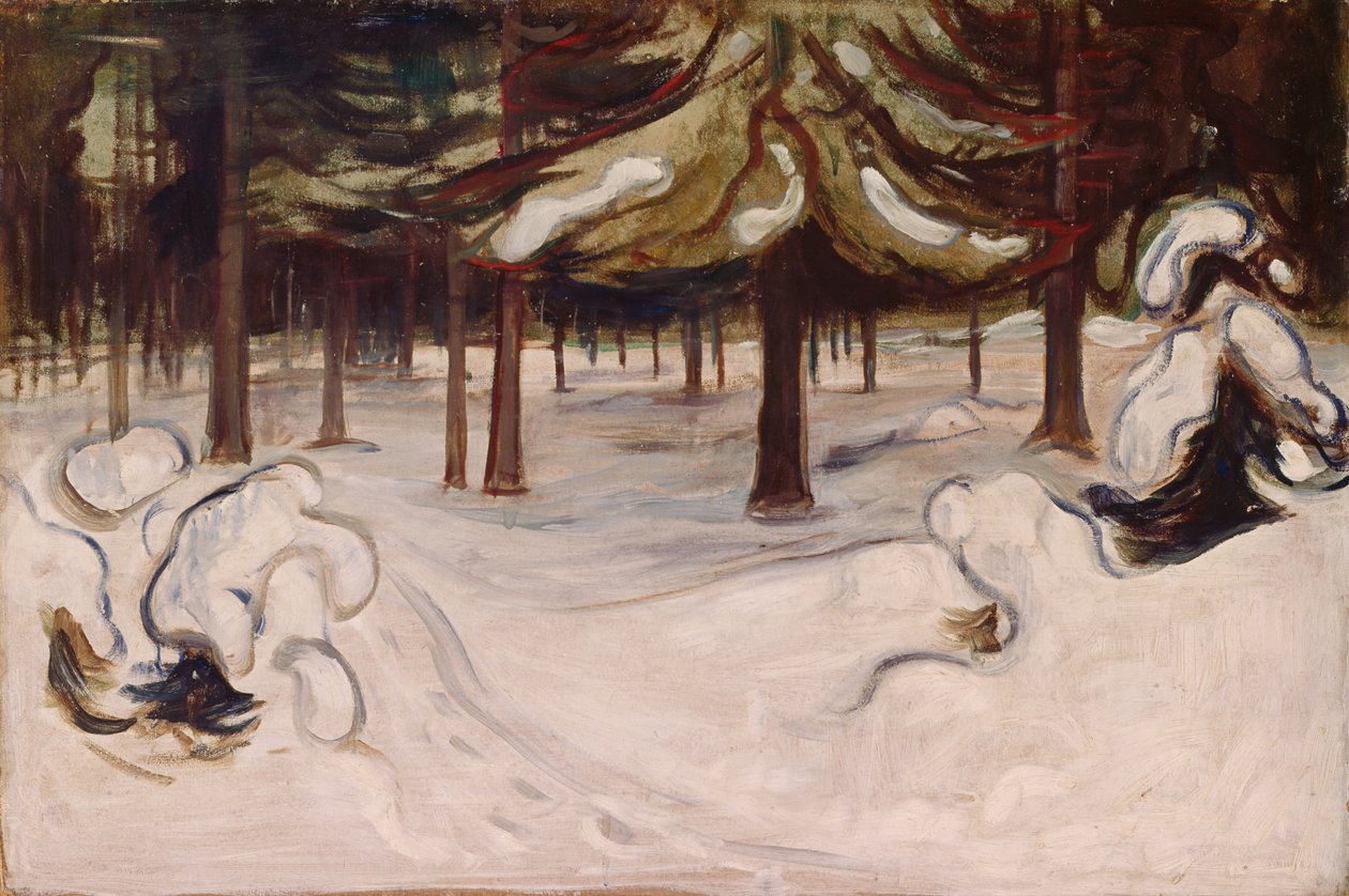 Winter by Edvard Munch