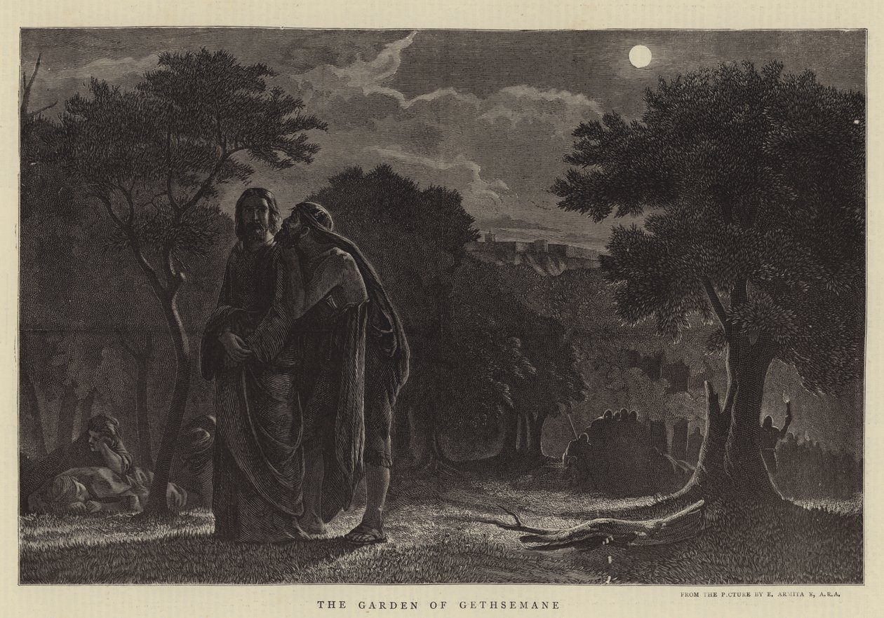 The Garden of Gethsemane by Edward A. Armitage