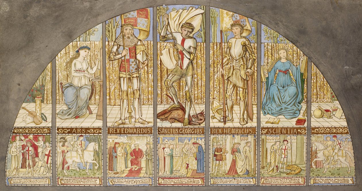 Wars of the Roses by Edward Burne Jones
