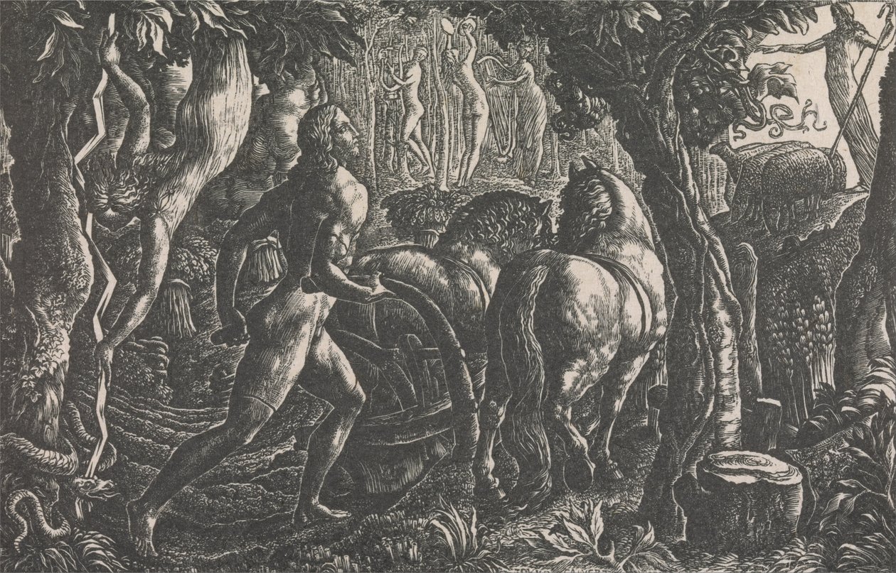 The Ploughman by Edward Calvert