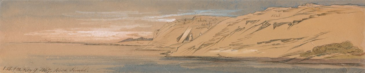 Abu Simbel by Edward Lear