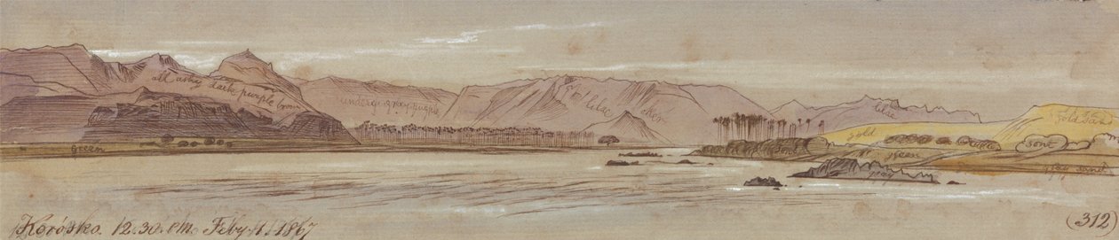 Korosko by Edward Lear